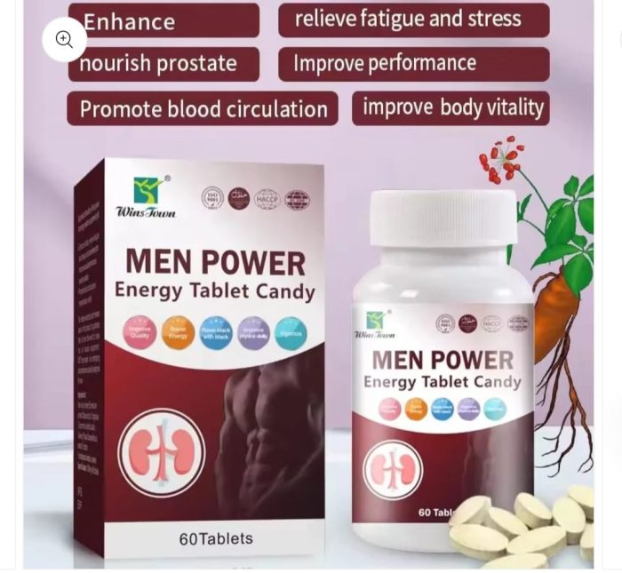 Men Power Energy Tablet Candy – Boost Vitality & Performance